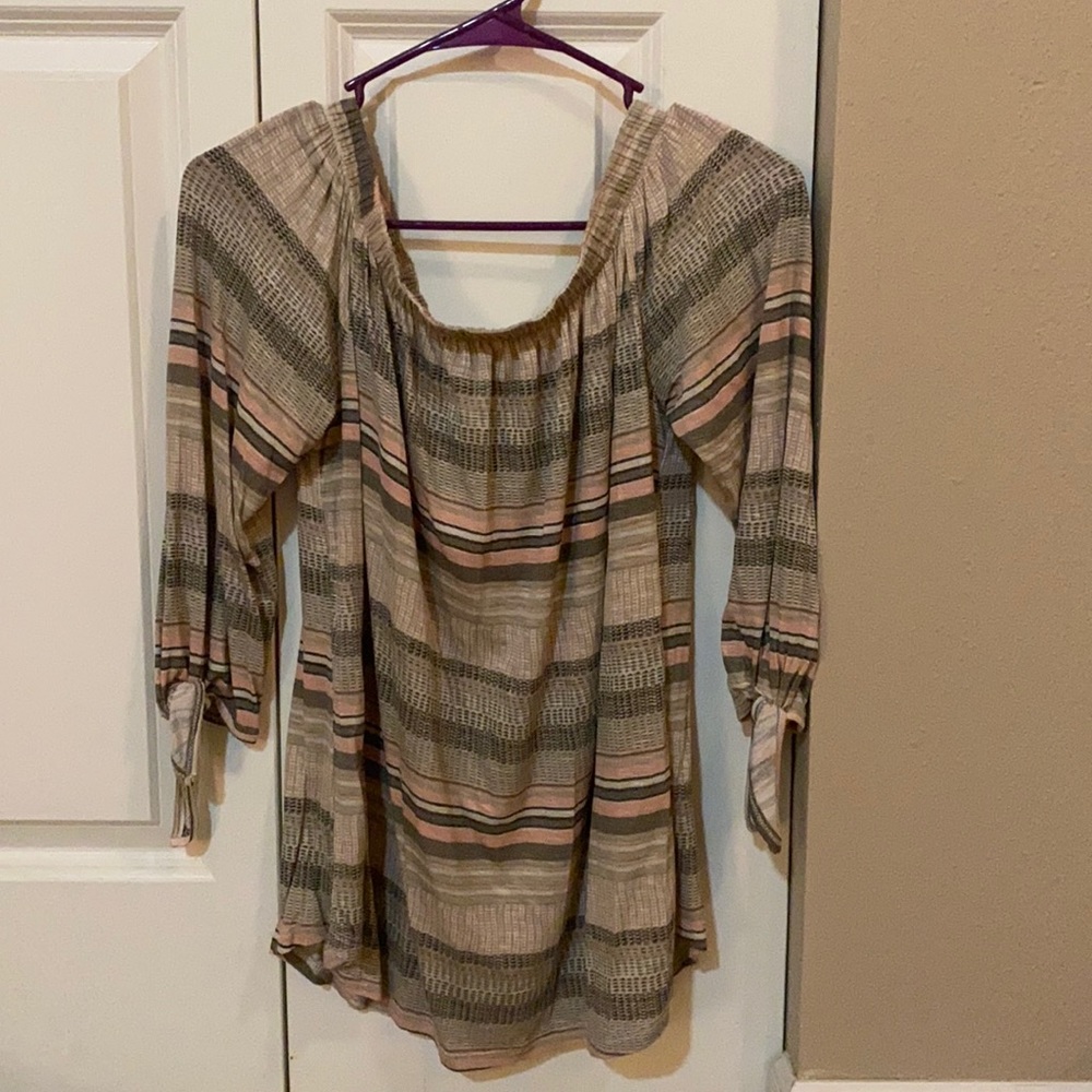 Off the shoulder Maurices shirt!